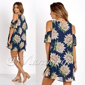 Show Me Your Mumu Birdie Sunflower Dreams Ruffle Dress XS